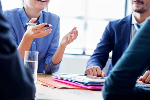 Business people discussion advisor working concept